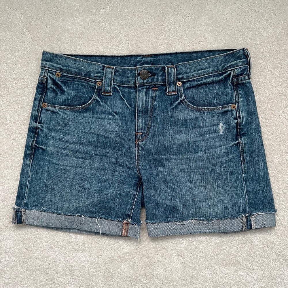 JCrew cuffed denim shorts